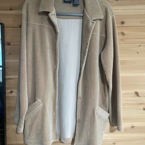 Tan Corduroy Jacket - Picture 1 of 6